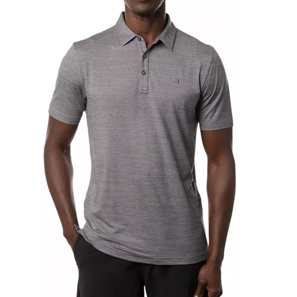 Travis Mathew Gray Polo shirt Medium - Picture 1 of 10